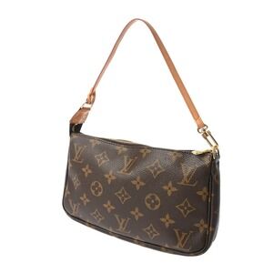 Louis Vuitton Accessory Pochette Accessoires Brown Canvas Monogram